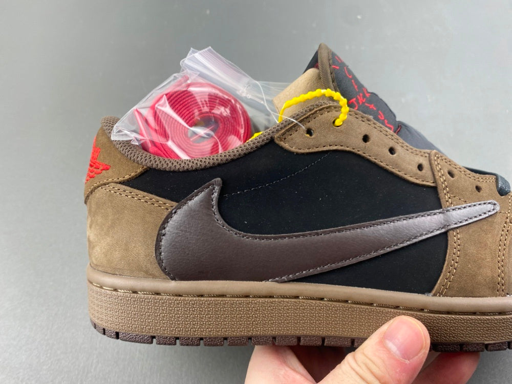 Low Top Sneakers, Brown Black Colorway, Lace Up Design, Casual Gift for Sneaker Fans