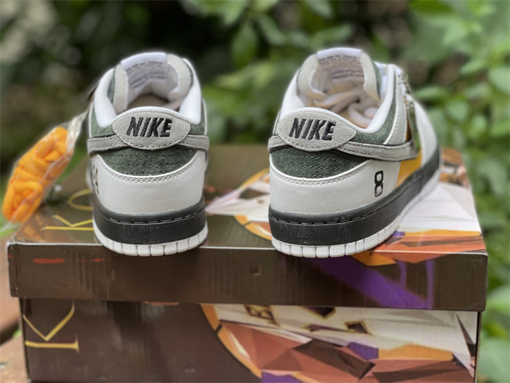 Low Top Sneakers, White Yellow Gray Colorway, Lace Up Design, Casual Gift for Sneaker Fans