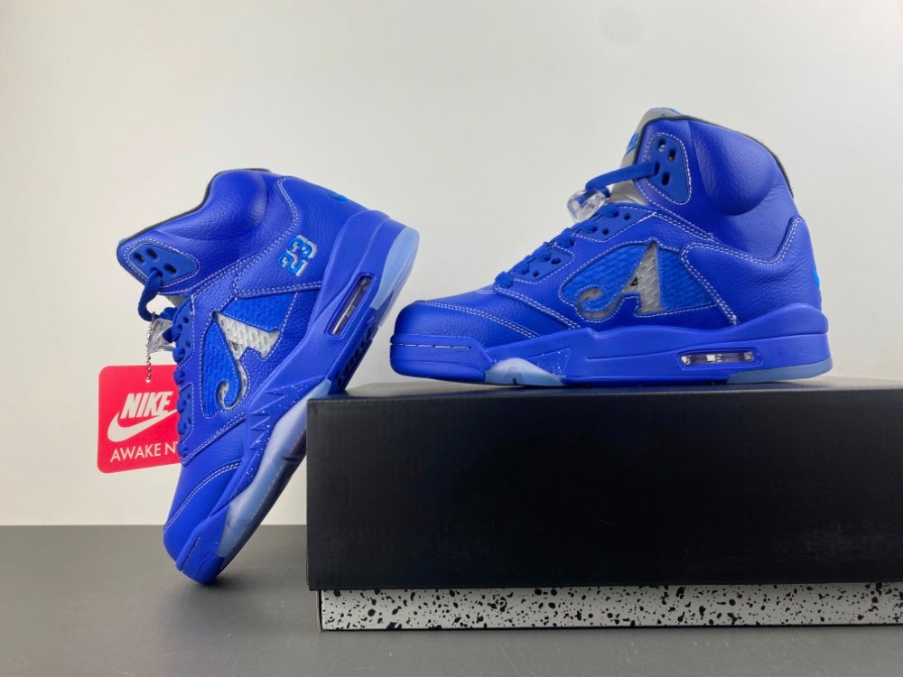 Low Top Sneakers, Royal Blue Colorway, Lace Up Design, Casual Gift for Sneaker Fans