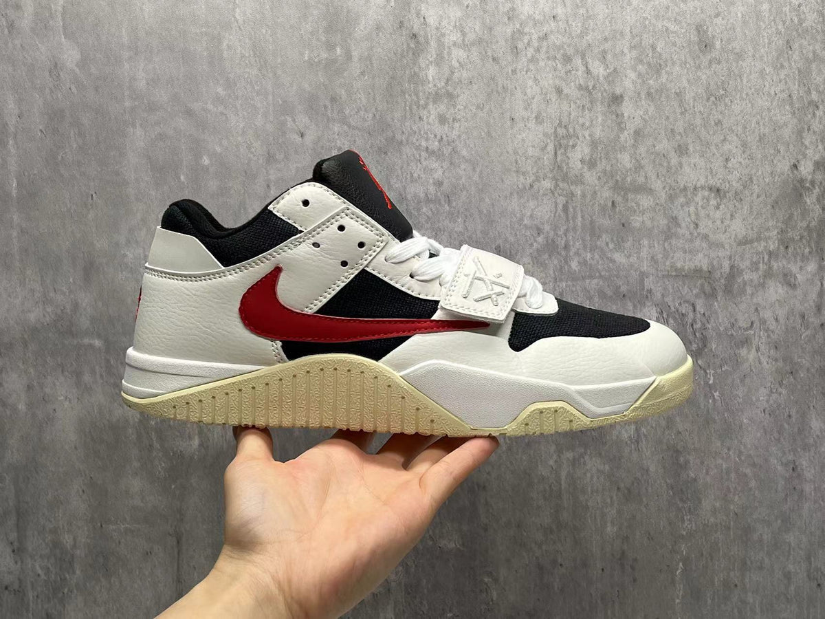 Low Top Sneakers, Black Red Colorway, Reverse Hook Design, Lace Up Design, Casual Gift for Sneaker Fans