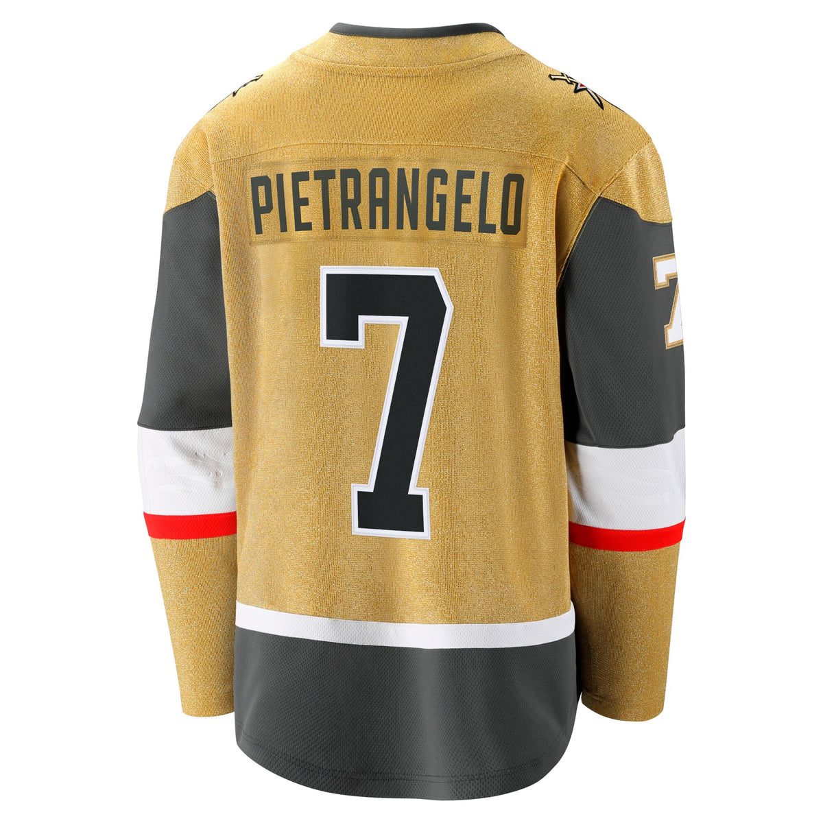 Vegas Golden Knights Alex Pietrangelo Fanatics Gold Home Breakaway Jersey