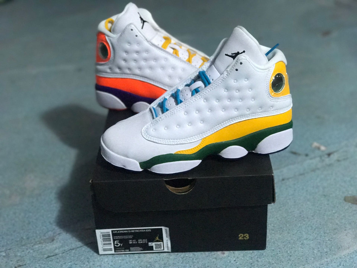 Sneakers, White Orange Colorway, Mismatched Colorway, Lace Up Design, Casual Gift for Sneaker Fans