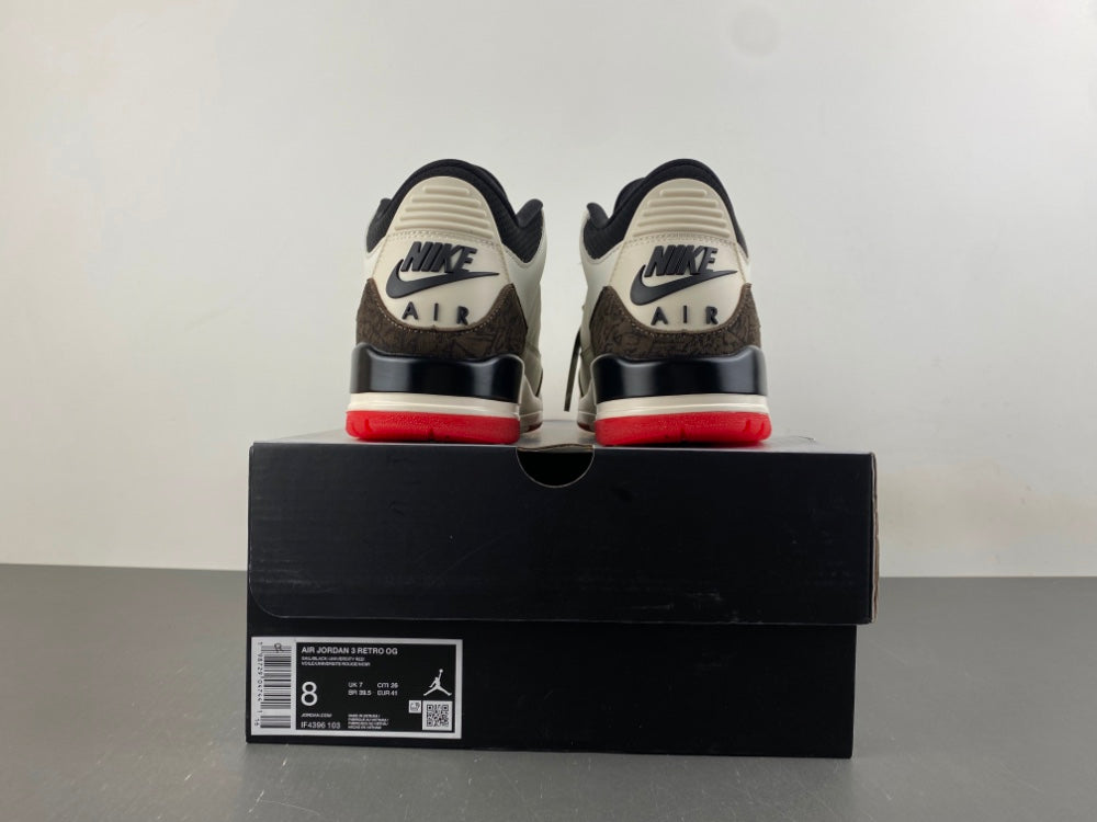 Low Top Sneakers, White Black Red Brown Colorway, Lace Up Design, Casual Gift for Sneaker Fans