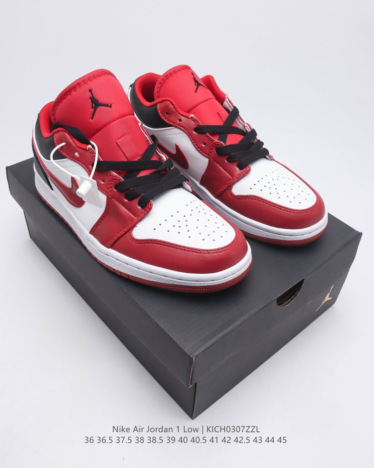Low Top Basketball Shoes, White Red Colorway, Leather Footwear, Lace Up Design, Casual Gift for Shoe Lovers