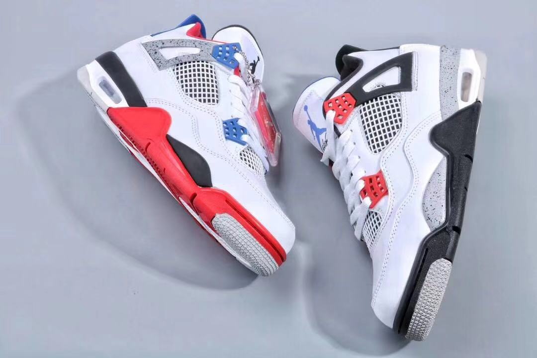 Sneakers, White Red Colorway, Mismatched Colorway, Lace Up Design, Casual Gift for Sneaker Fans