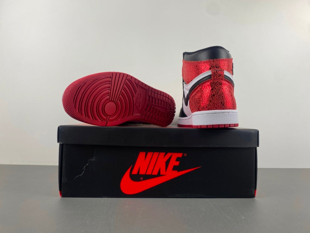 High Top Sneakers, Red Colorway, Lace Up Design, Casual Gift for Sneaker Fans