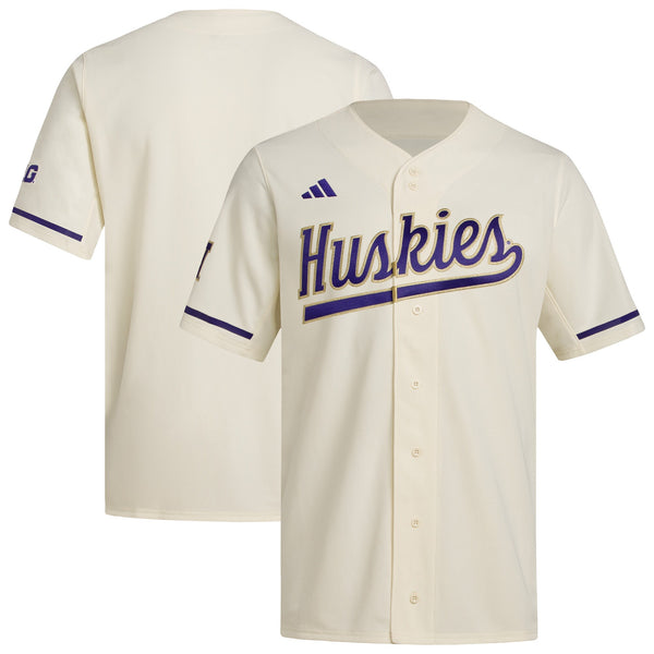 Cream Washington Huskies Replica Baseball Jersey