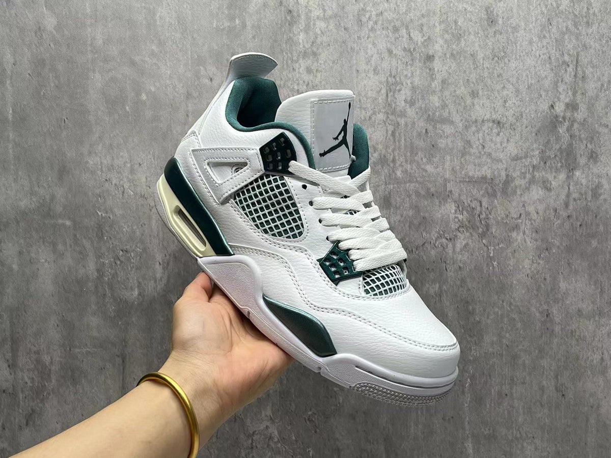 Mid Top Sneakers, Green Colorway, Lace Up Design, Casual Gift for Sneaker Fans