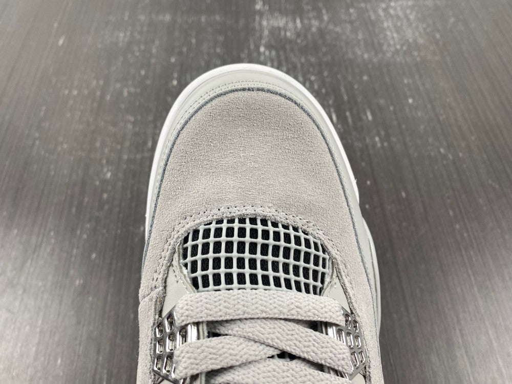 Sneakers, Silver Colorway, Leather Footwear, Metallic Finish, Lace Up Design, Casual Gift for Sneaker Fans