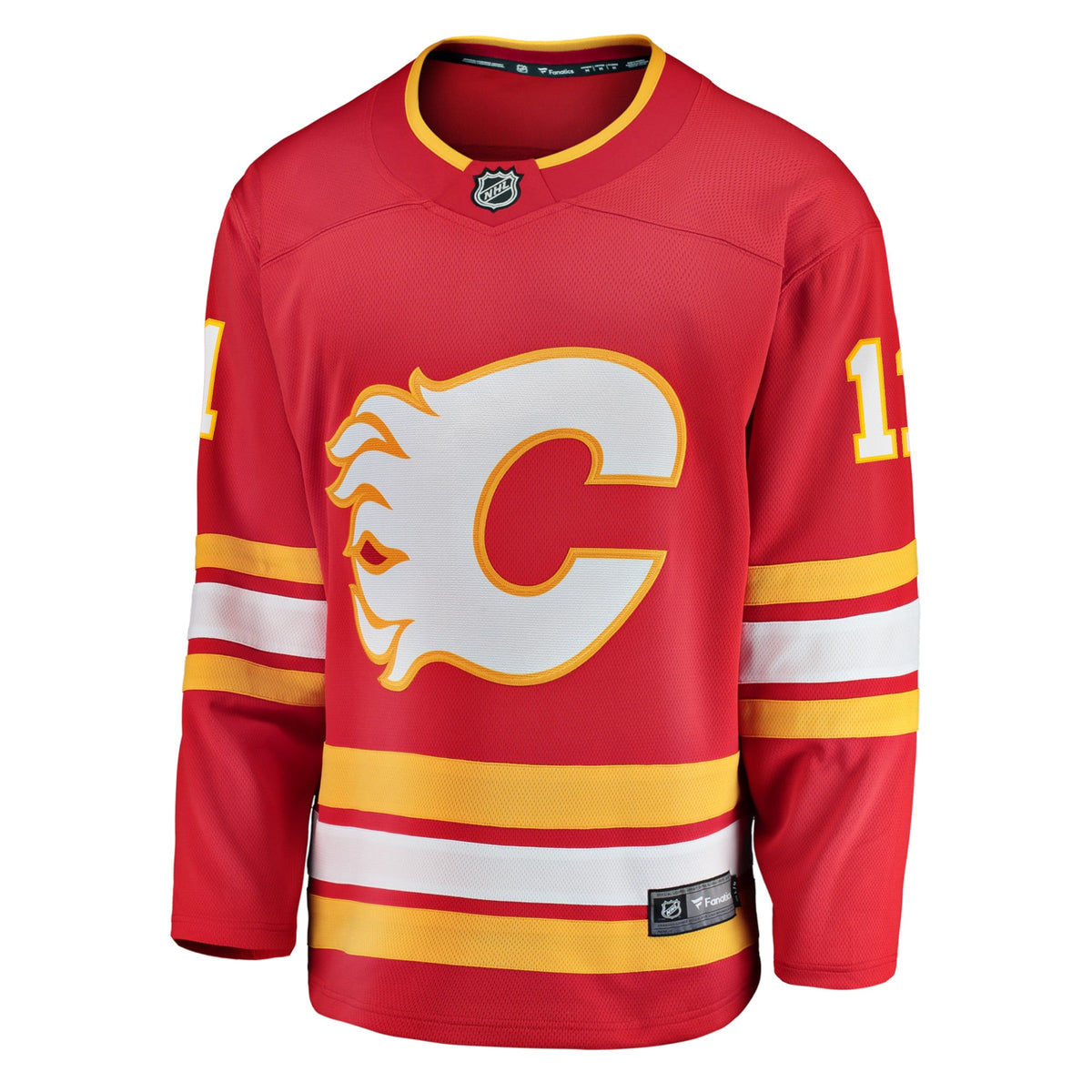 Calgary Flames Mikael Backlund Fanatics Red Home Breakaway Player Jersey