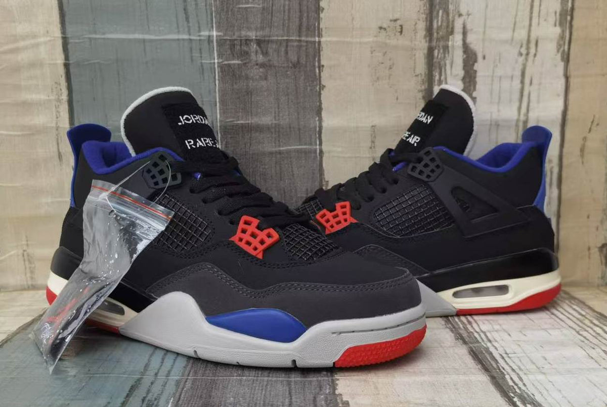 Low Top Sneakers, Blue Black Red Colorway, Lace Up Design, Casual Gift for Sneaker Fans