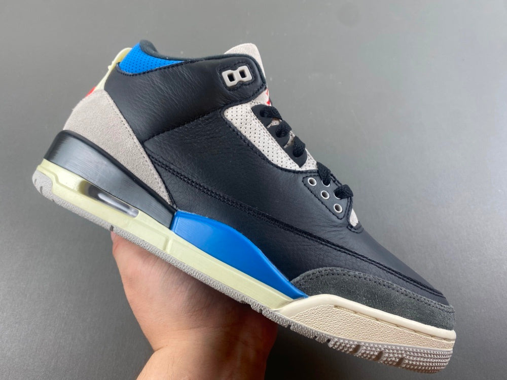Low Top Sneakers, Blue Black Red Gray Colorway, Lace Up Design, Casual Gift for Sneaker Fans