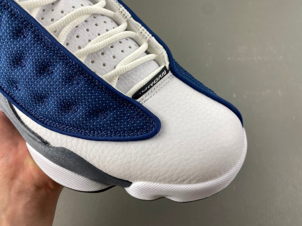 Low Top Sneakers, Blue White Gray Colorway, Lace Up Design, Casual Gift for Sneaker Fans