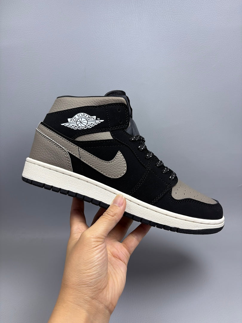 High Top Sneakers, Black Colorway, Lace Up Design, Casual Gift for Sneaker Fans
