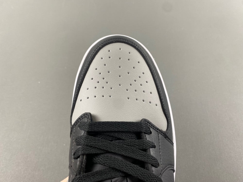 Low Top Sneakers, Black Gray Colorway, Lace Up Design, Casual Gift for Sneaker Fans