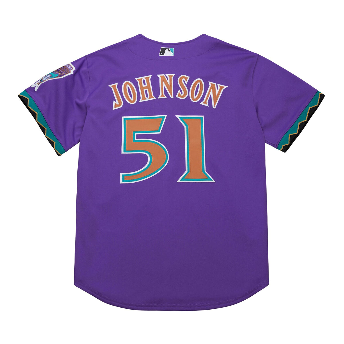 Arizona Diamondbacks Randy Johnson Mitchell & Ness Purple 2000 Throwback Authentic Jersey