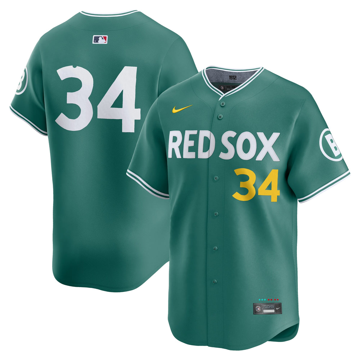 Boston Red Sox David Ortiz Green 2025 City Connect Limited Retired Player Jersey