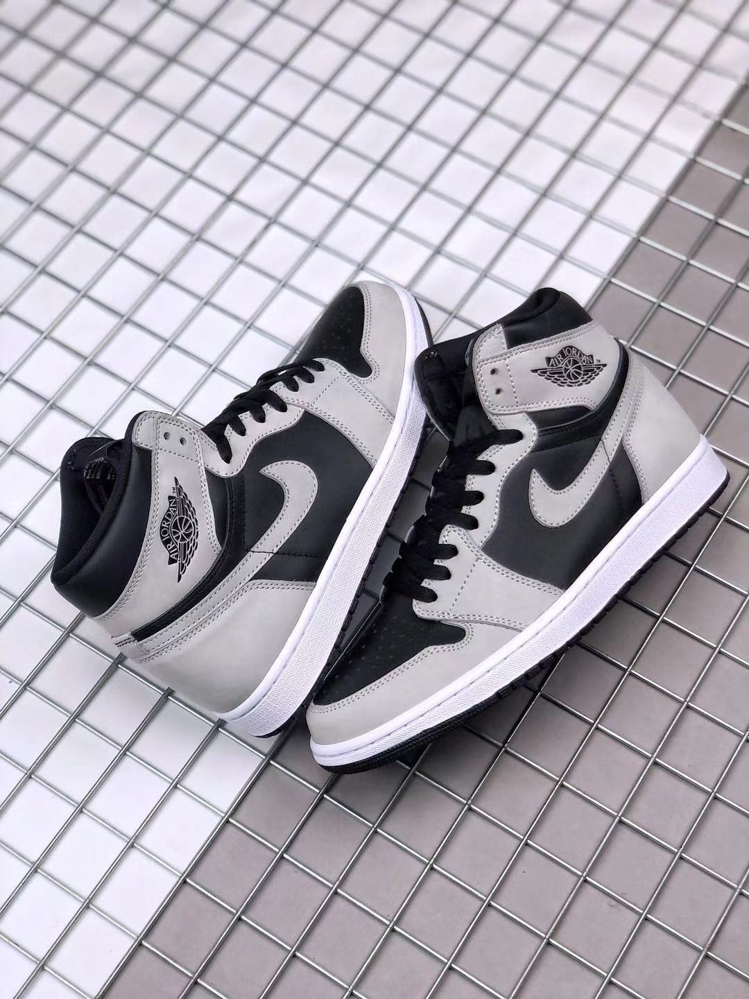 High Top Sneakers, Gray Black White Colorway, Lace Up Design, Casual Gift for Sneaker Fans