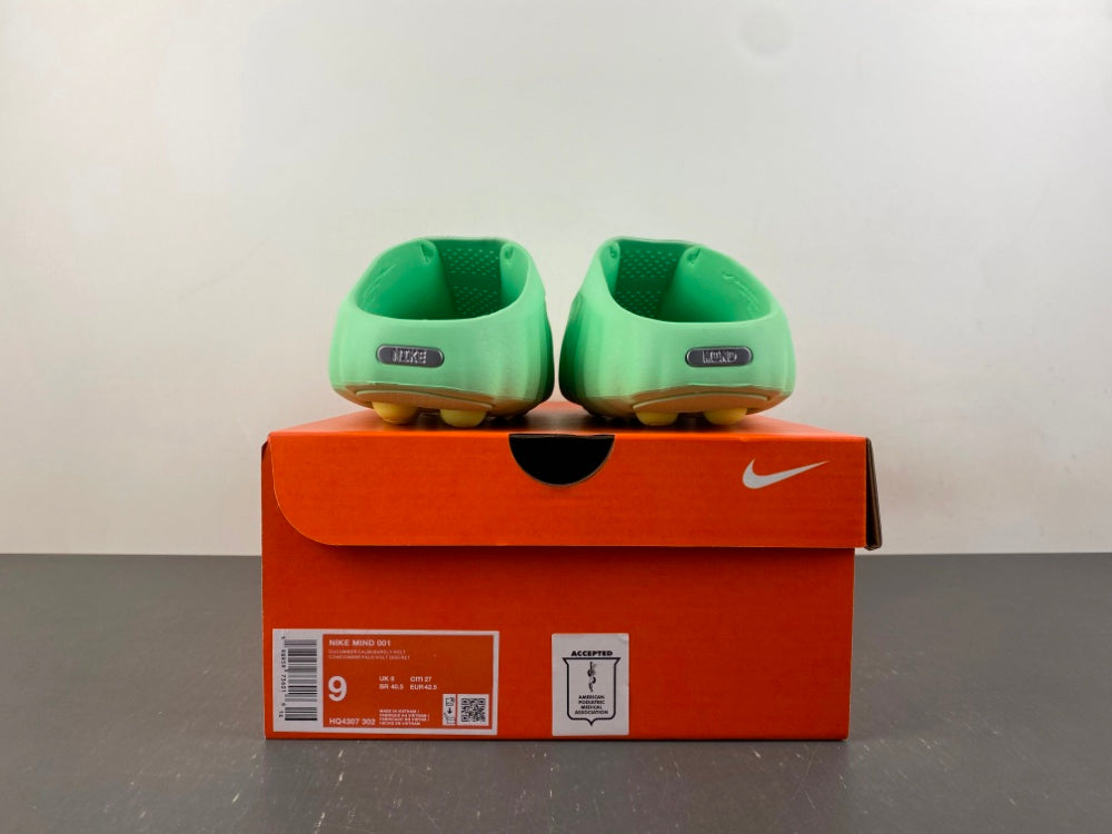 Slides, Green Colorway, Slip On Design, Casual Gift for Shoe Lovers