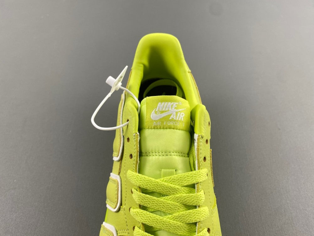 Low Top Sneakers, Neon Green Colorway, Reflective Detail, Lace Up Design, Casual Gift for Sneaker Fans