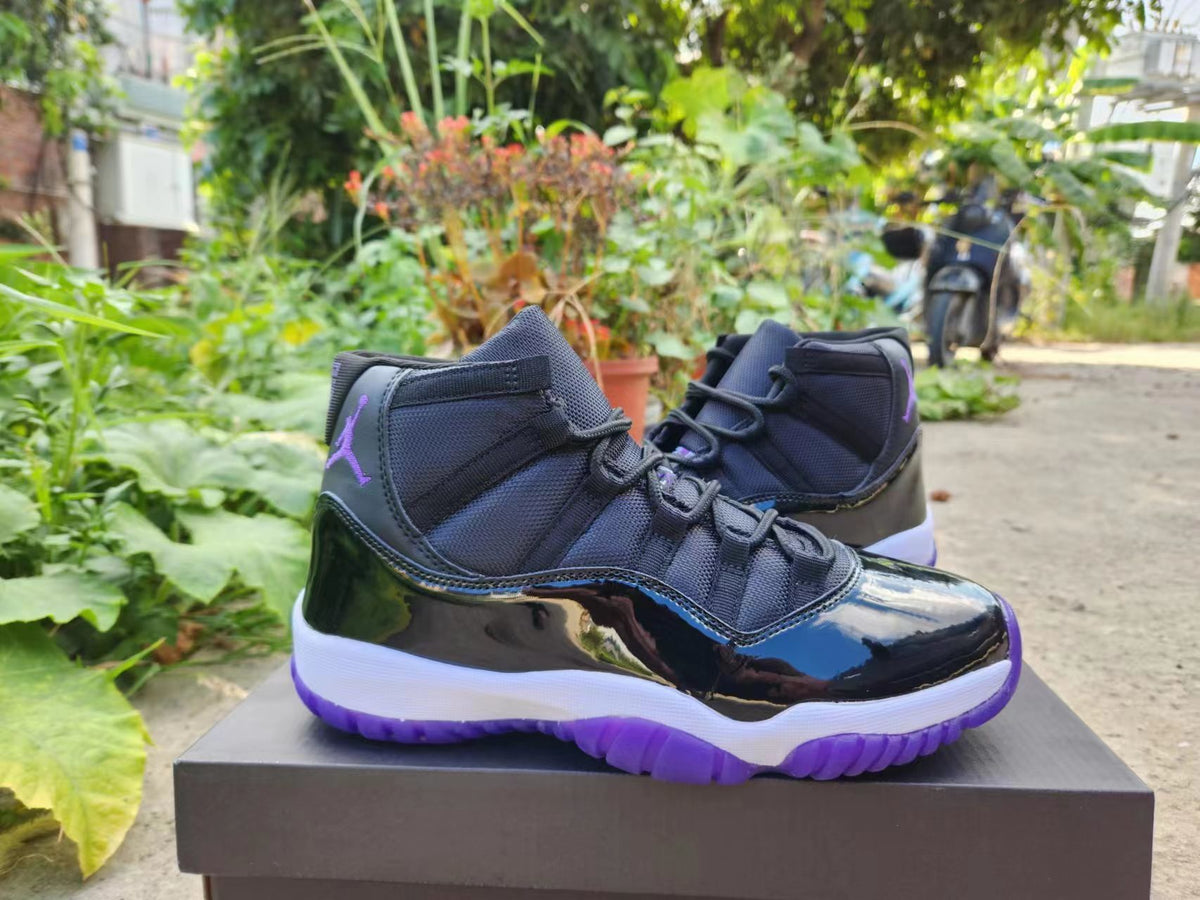 Sneakers, Black Purple Colorway, Lace Up Design, Casual Gift for Sneaker Fans
