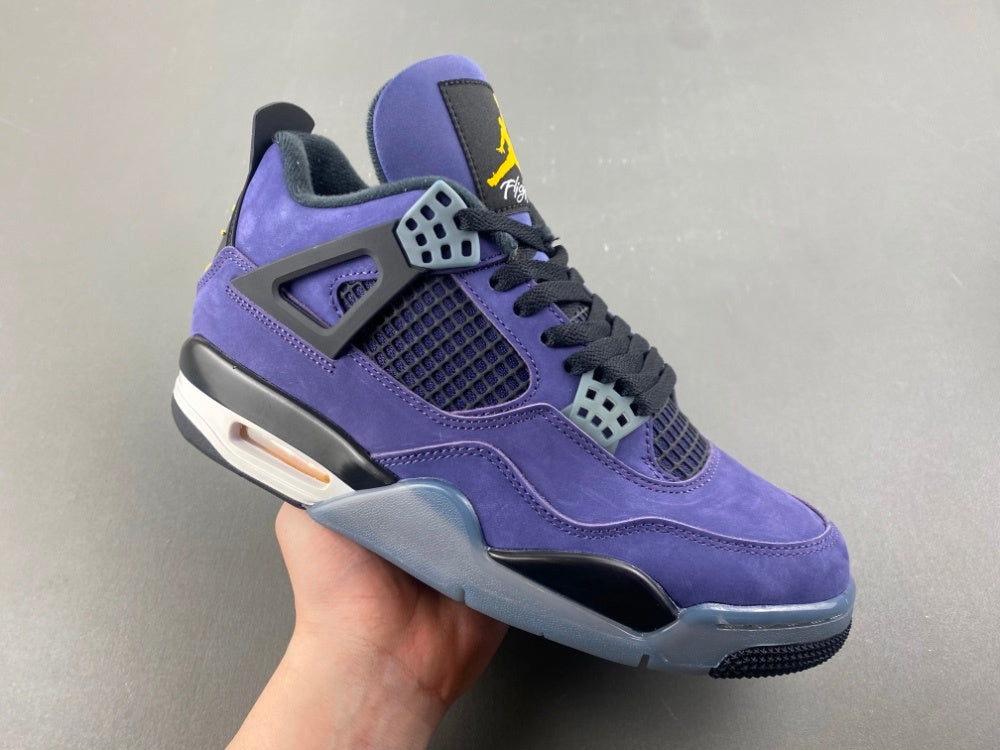 Retro Low Top Sneakers, Purple Colorway, Leather Footwear, Lace Up Design, Casual Gift for Sneaker Fans