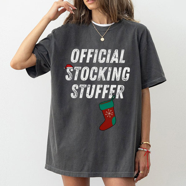 Naughty List Holiday Graphic Tee, Stocking Stuffer Humorous Christmas T-Shirt, Retro Sarcastic Humor Shirt, Xmas Gag Present 