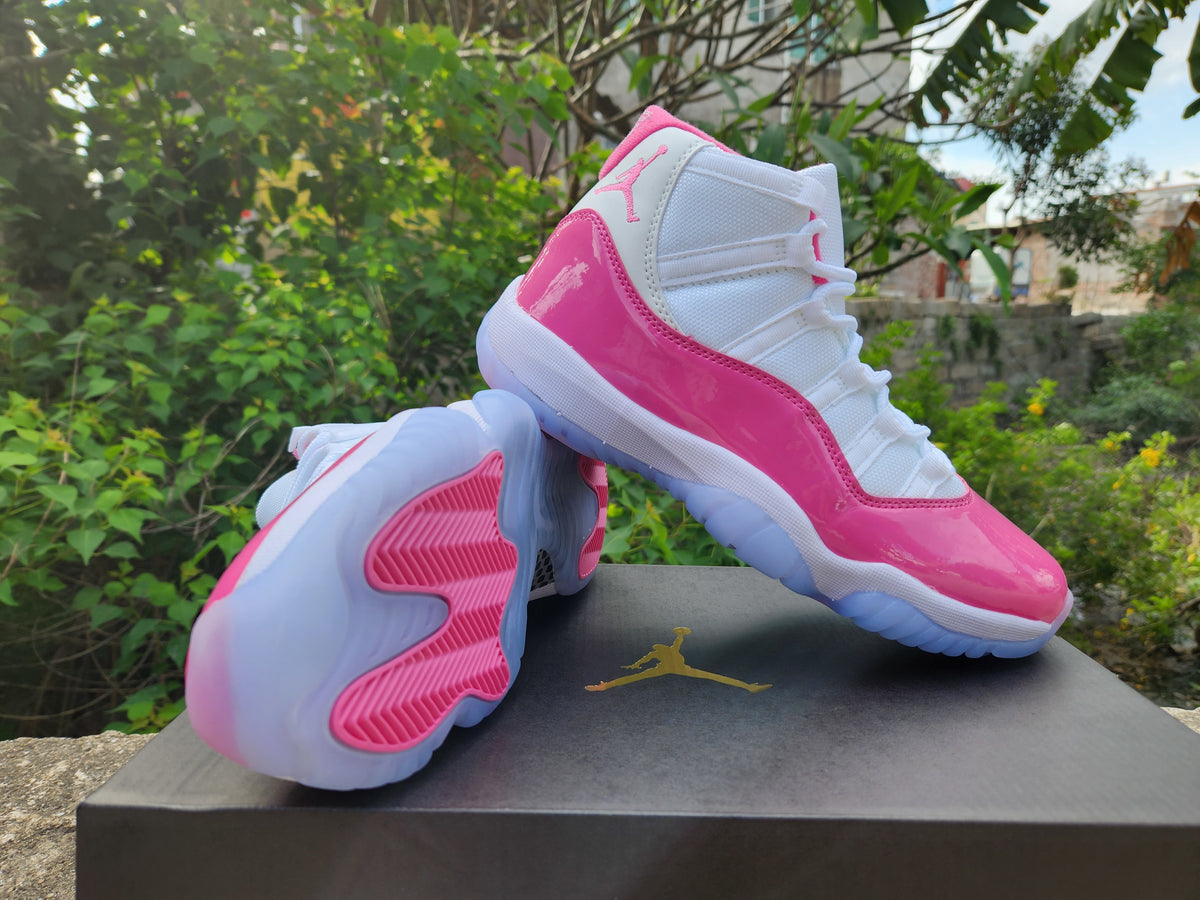 Sneakers, Pink White Colorway, Valentine Design, Lace Up Design, Casual Gift for Sneaker Fans