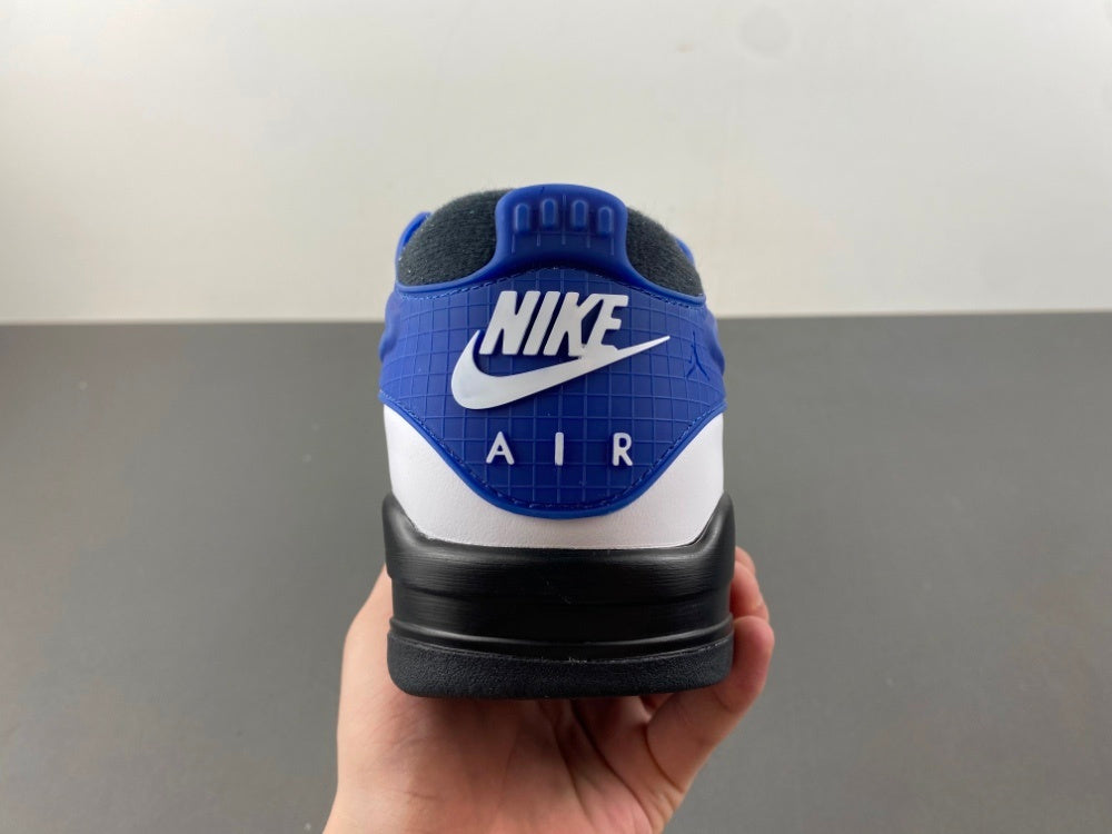 Low Top Sneakers, Blue White Black Colorway, Lace Up Design, Casual Gift for Sneaker Fans