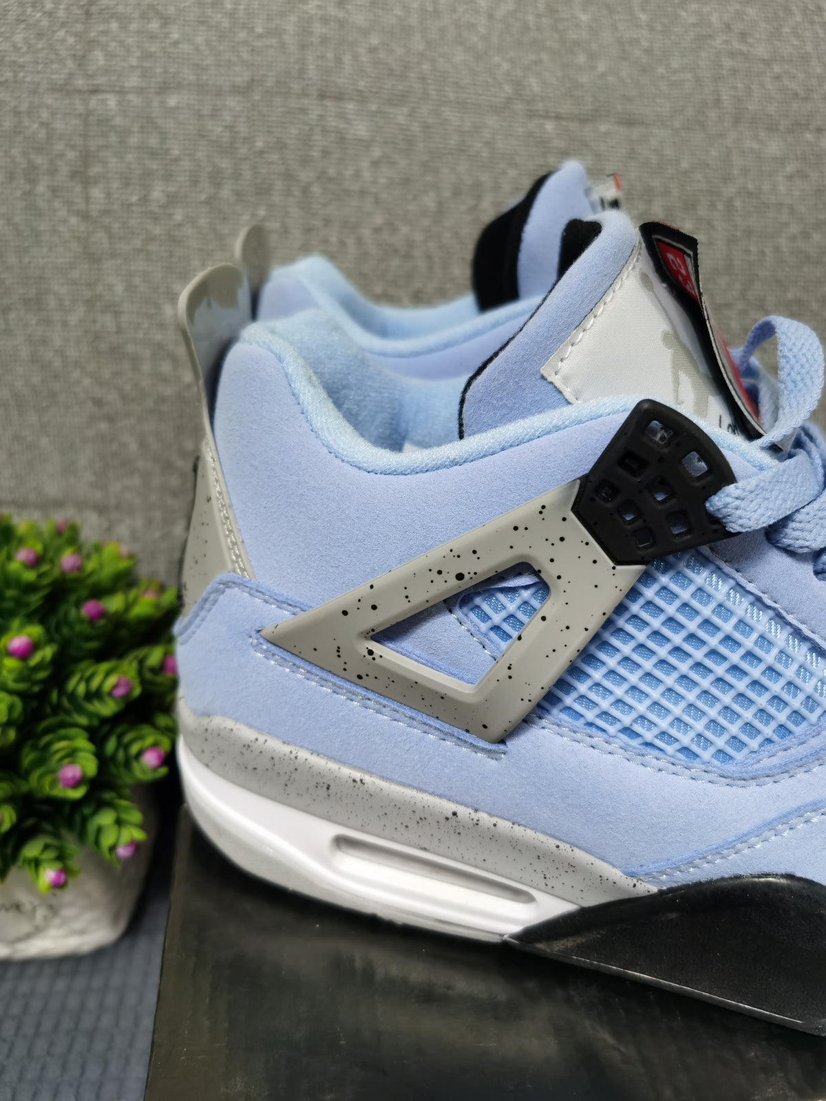 Sneakers, University Blue Colorway, Lace Up Design, Casual Gift for Sneaker Fans