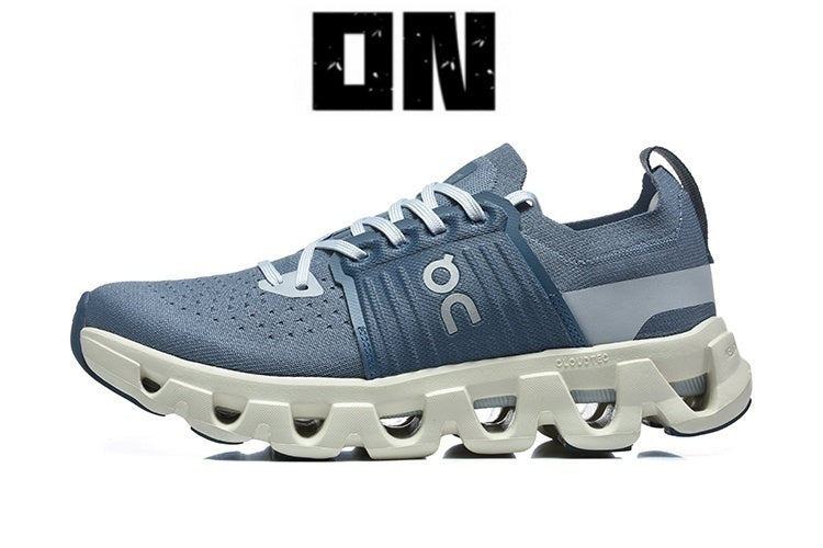 Low Top Sneakers, Blue Colorway, Lace Up Design, Casual Gift for Sneaker Fans