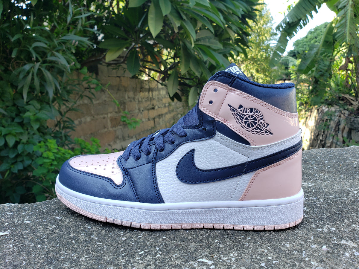 Sneakers, Navy White Colorway, Lace Up Design, Casual Gift for Sneaker Fans