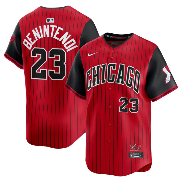 Chicago White Sox Andrew Benintendi Red/Black 2025 City Connect Limited Player Jersey