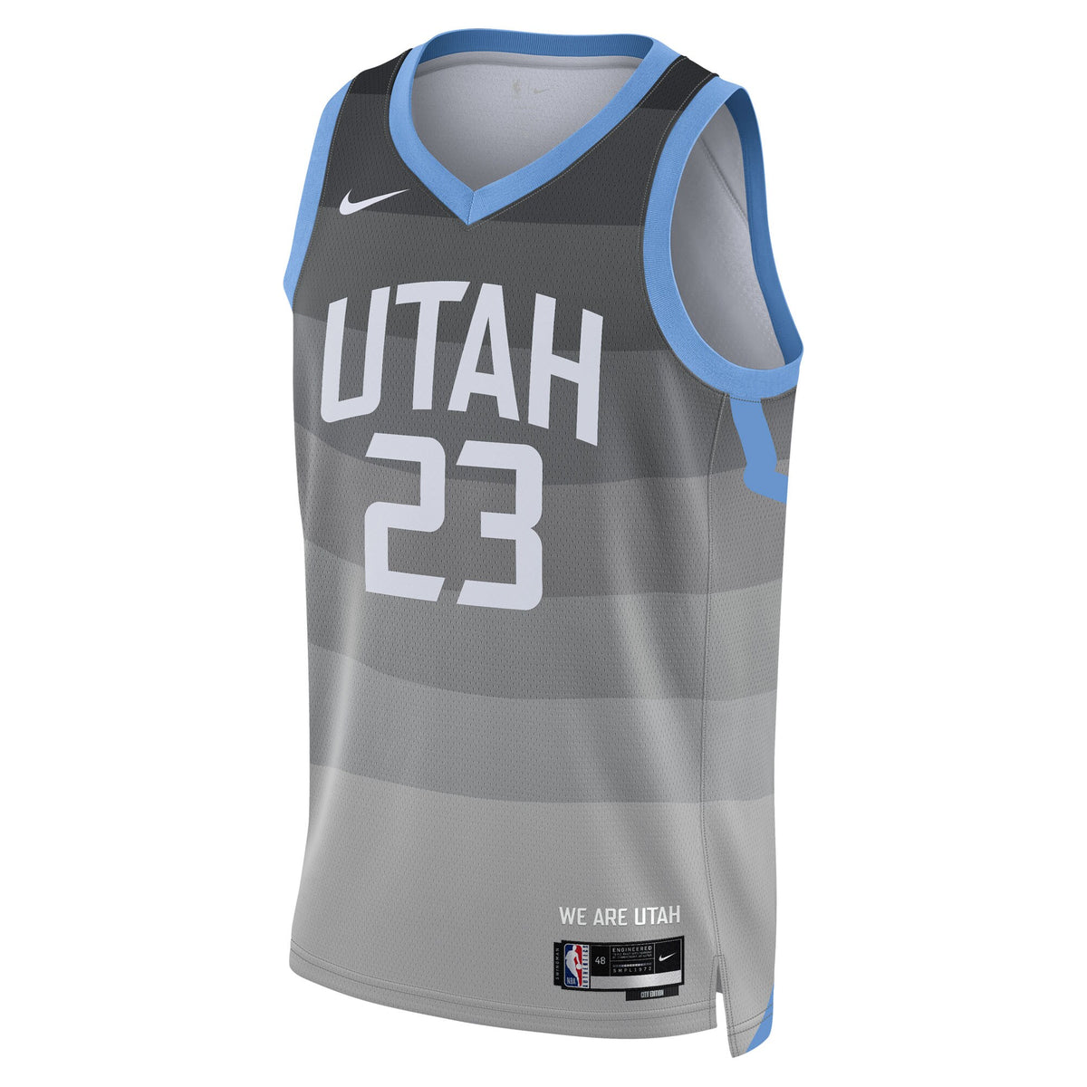 Utah Jazz 2025/26 City Edition Swingman Jersey - Gray - Lauri Markkanen