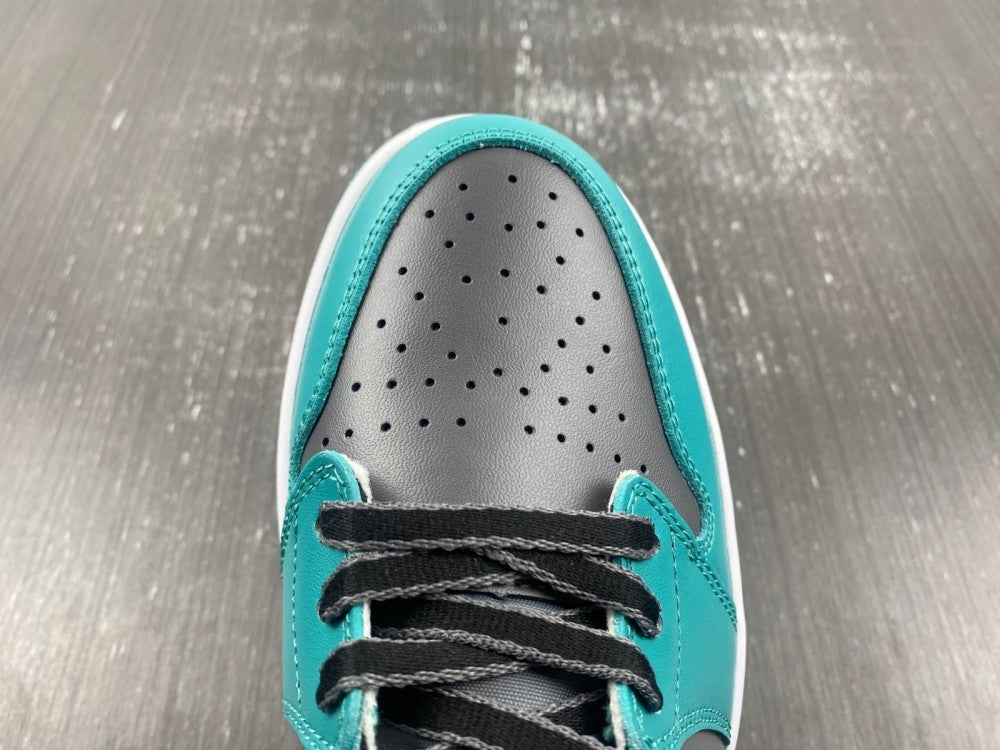 Low Top Golf Shoes, Lake Blue Dark Gray Colorway, Lace Up Design, Casual Gift for Shoe Lovers