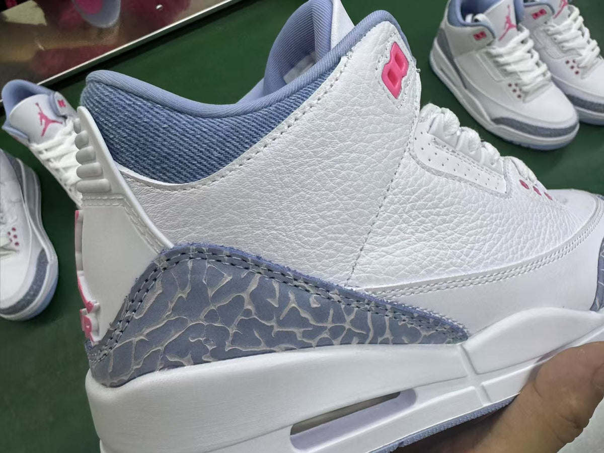 Mid Top Sneakers, White Pink Colorway, Lace Up Design, Casual Gift for Sneaker Fans