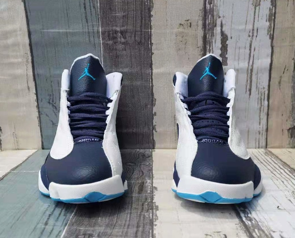 Sneakers, Blue White Colorway, Lace Up Design, Casual Gift for Sneaker Fans