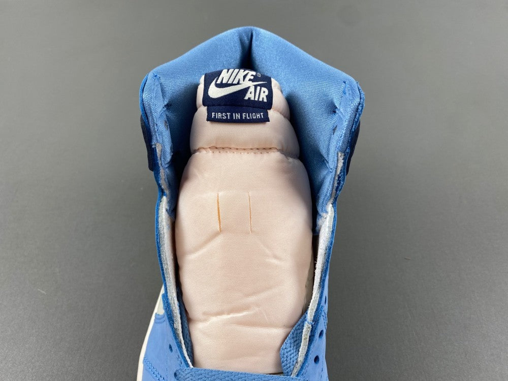 High Top Sneakers, White Blue Colorway, Lace Up Design, Casual Gift for Sneaker Fans