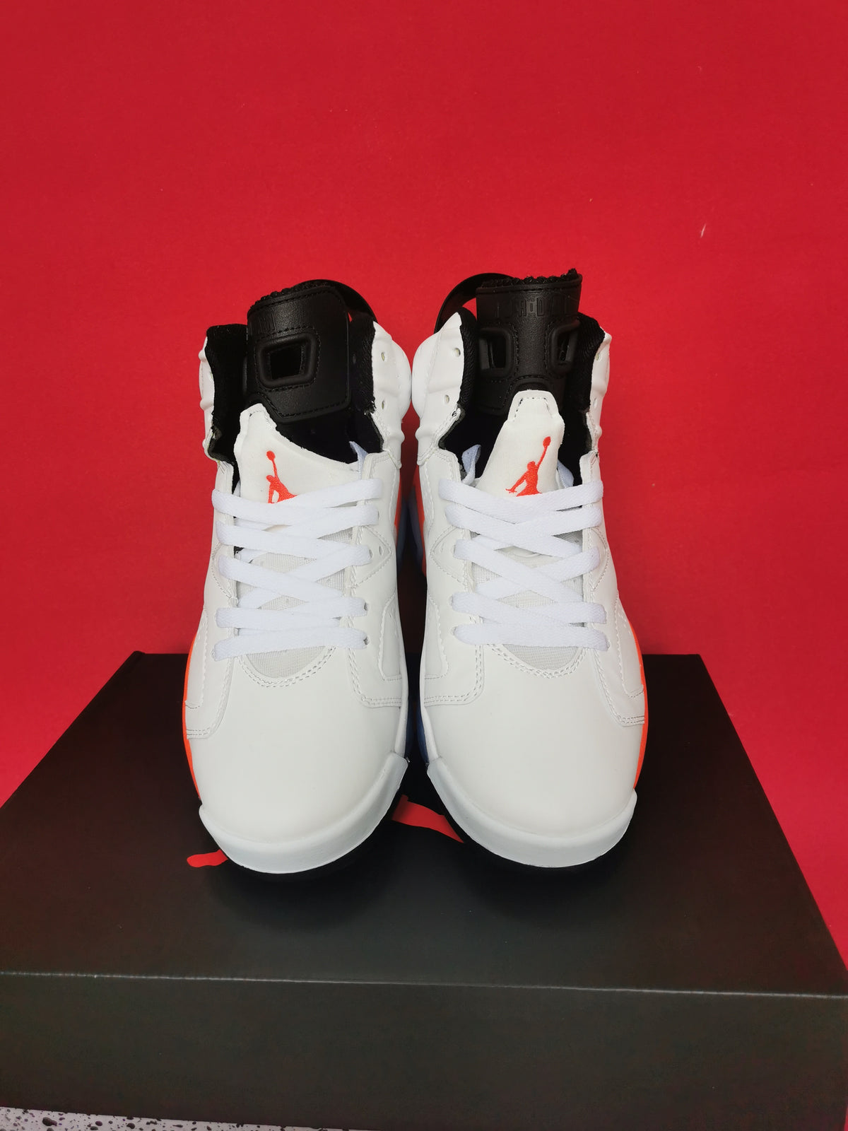 Sneakers, White Red Colorway, Lace Up Design, Casual Gift for Sneaker Fans