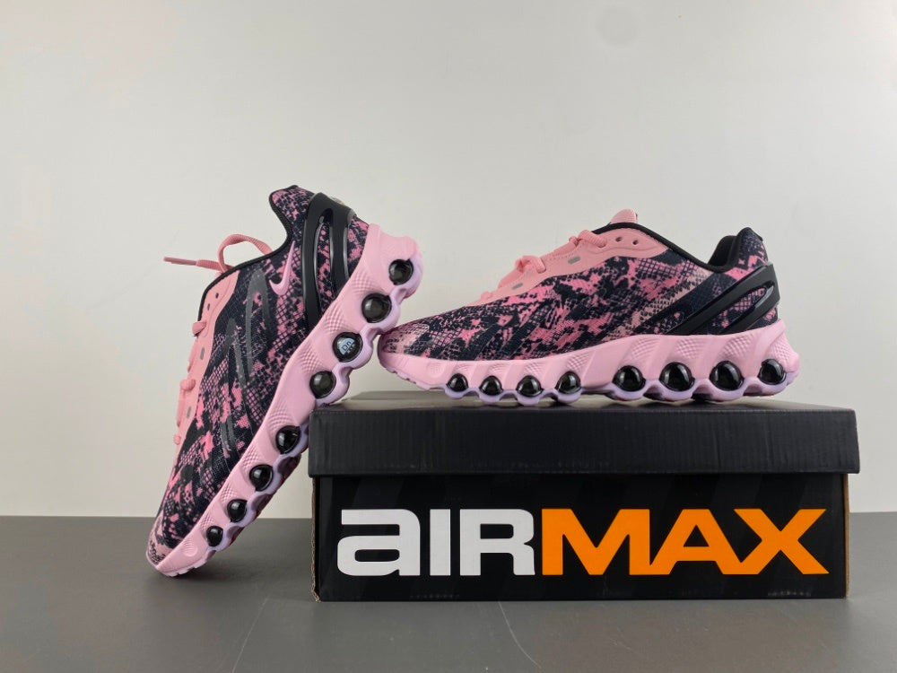 Low Top Sneakers, Pink Colorway, Camouflage Pattern, Lace Up Design, Casual Gift for Sneaker Fans