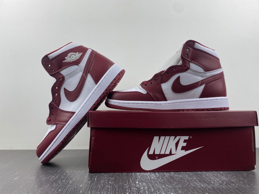High Top Sneakers, White Red Colorway, Lace Up Design, Casual Gift for Sneaker Fans