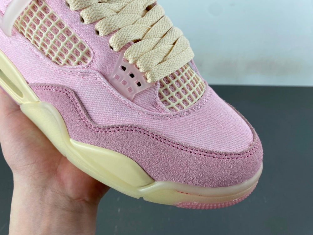Retro Low Top Sneakers, Pink Colorway, Lace Up Design, Casual Gift for Sneaker Fans