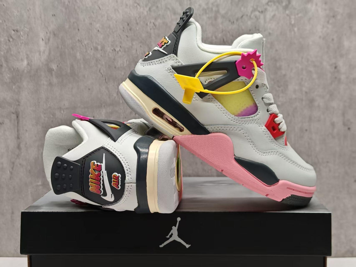 Mid Top Sneakers, Pink Colorway, Lace Up Design, Casual Gift for Sneaker Fans