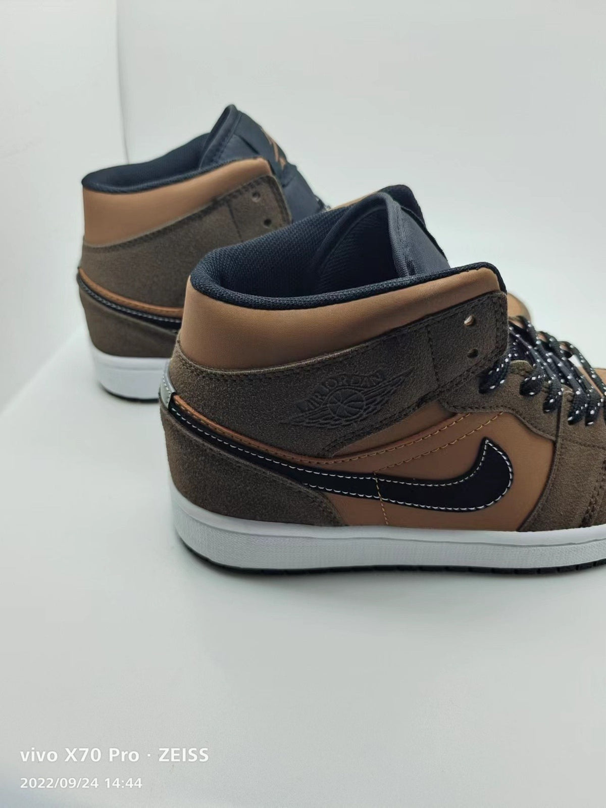 Sneakers, Brown Black Colorway, Lace Up Design, Casual Gift for Sneaker Fans