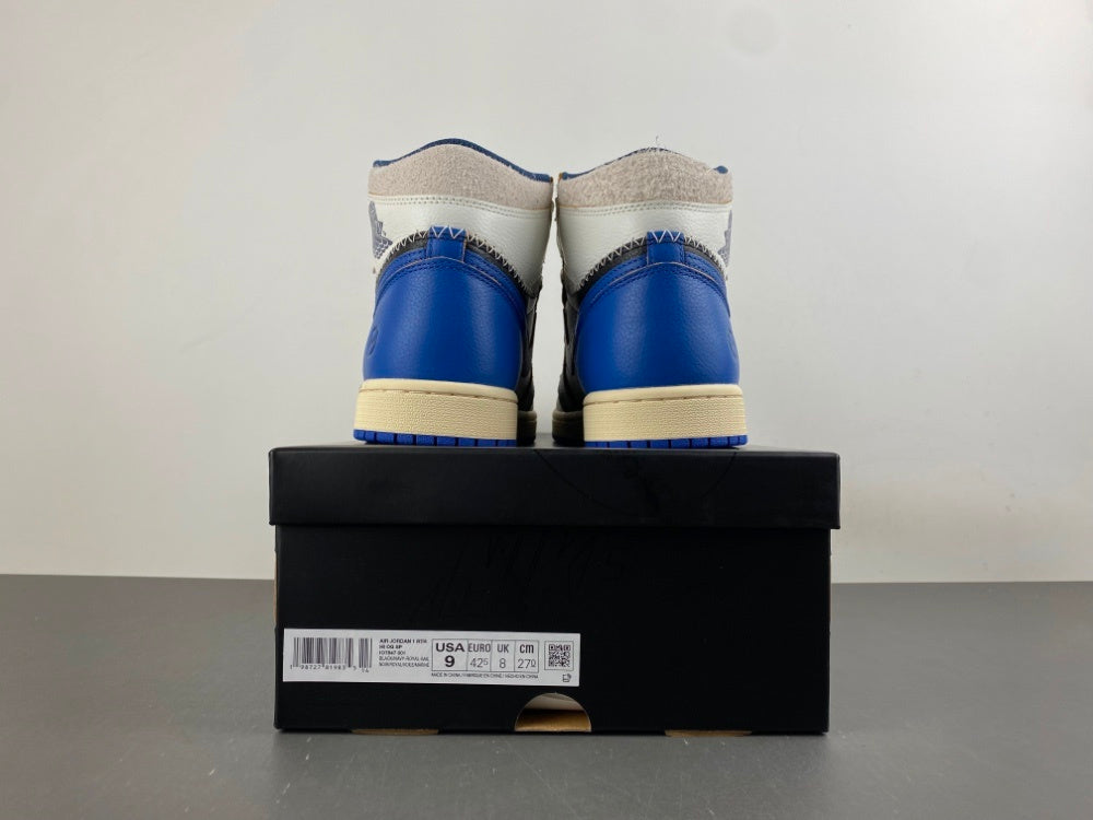 High Top Sneakers, Blue White Black Purple Colorway, Lace Up Design, Casual Gift for Sneaker Fans