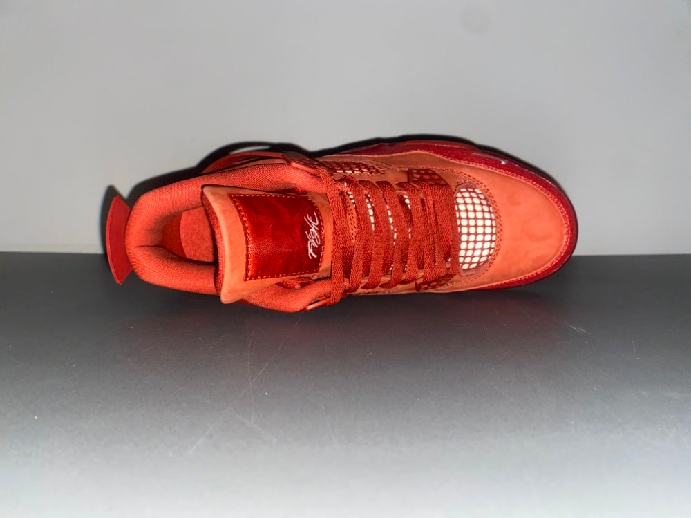 Low Top Sneakers, Red Colorway, Reflective Detail, Lace Up Design, Casual Gift for Sneaker Fans