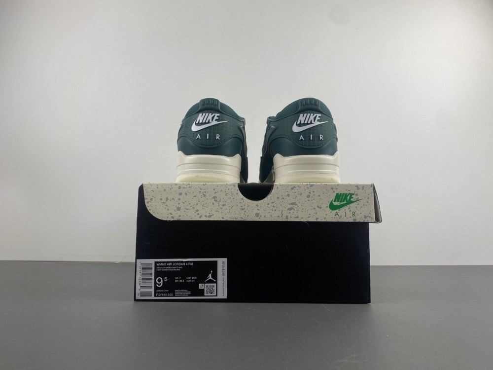 Low Top Sneakers, Army Green White Colorway, Lace Up Design, Casual Gift for Sneaker Fans