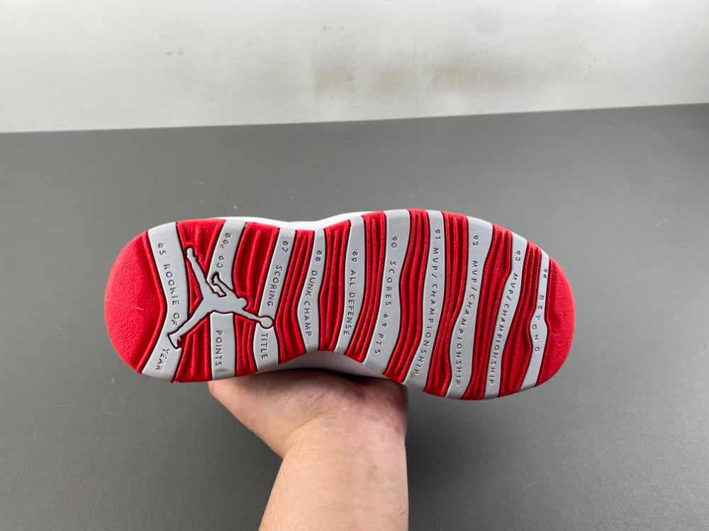 Retro High Top Sneakers, White Red Gray Colorway, Lace Up Design, Casual Gift for Sneaker Fans