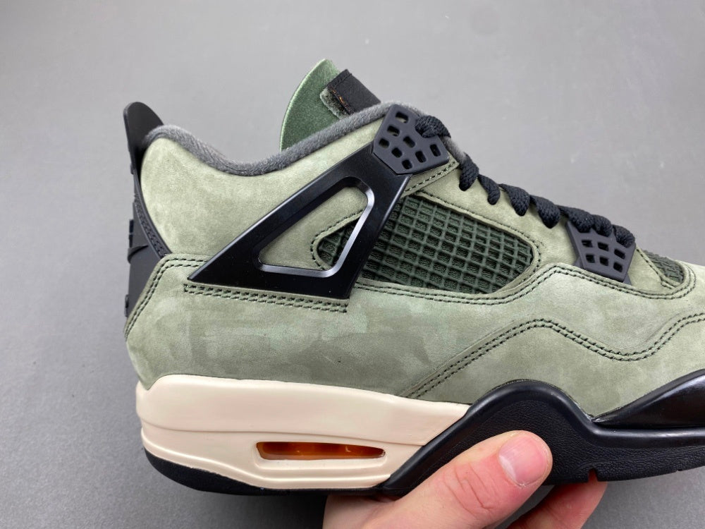 Low Top Sneakers, Army Green Black Colorway, Lace Up Design, Casual Gift for Sneaker Fans
