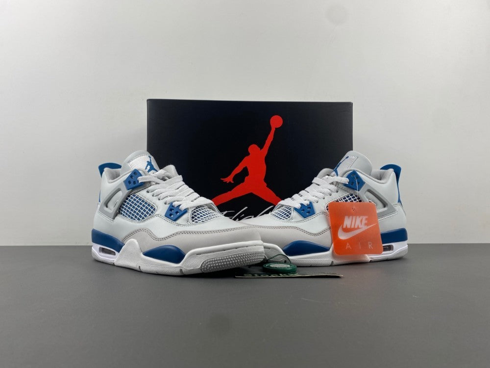 Low Top Sneakers, Blue White Gray Colorway, Lace Up Design, Casual Gift for Sneaker Fans